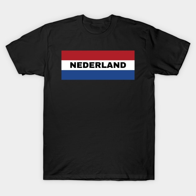 Nederland in Dutch Flag T-Shirt by aybe7elf